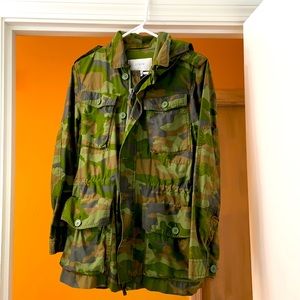 J Crew camo utility jacket